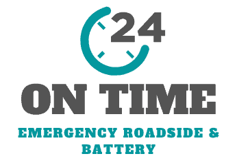www.ontimeemergencyroadsideandbatteryservice.com Logo